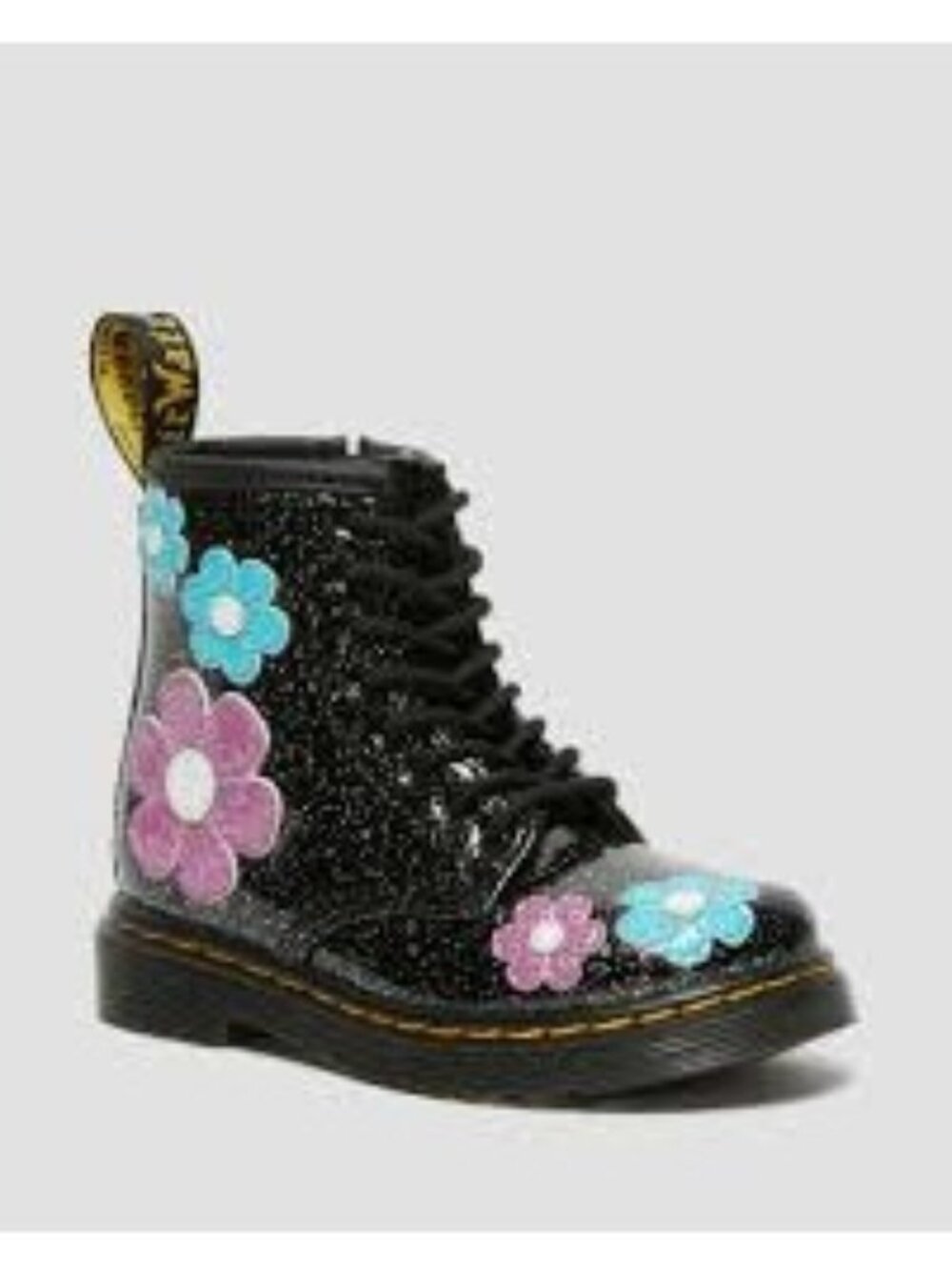 Dr. Martens Toddler 1460 Cosmic Glitter Boots, Size 7